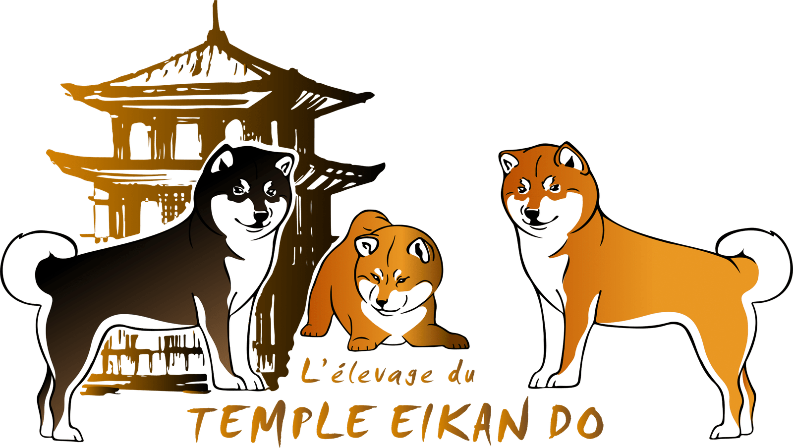 logo elevage shiba temple eikando