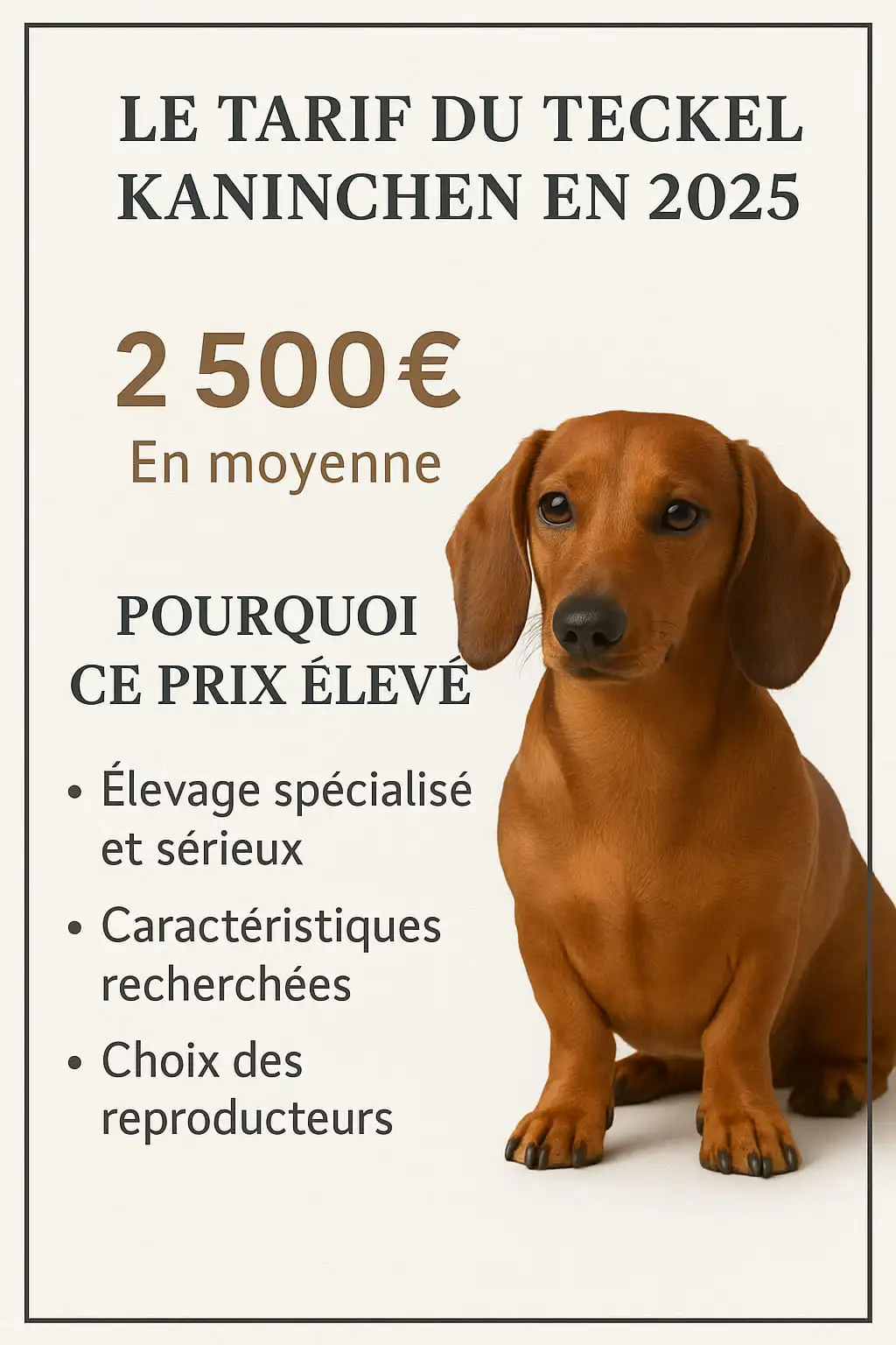 prix teckel