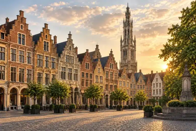 Architecture historique évoquant la Belgique