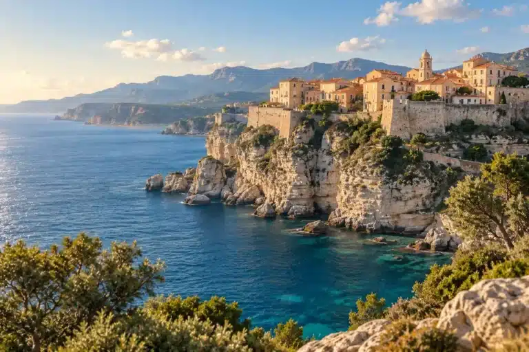 Paysage méditerranéen évoquant la Corse